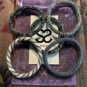 Sashka Co Beaded Bracelets Set of 5 B43